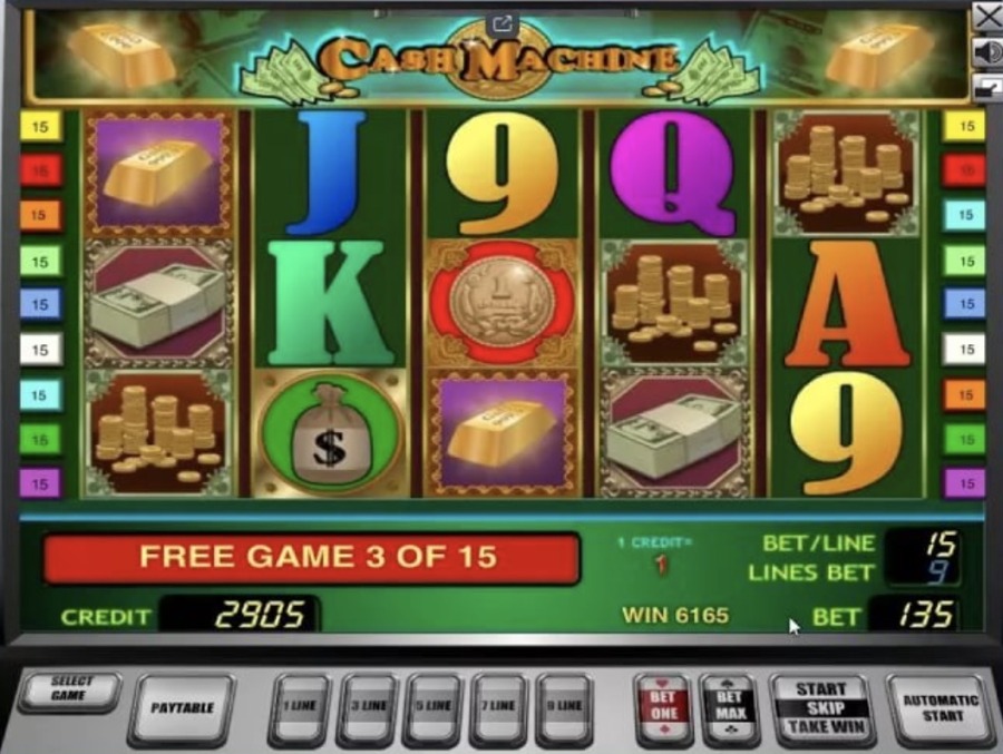 Слот-машины «Cash Machine» в казино GMSlots Deluxe